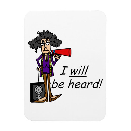 Ik ZAL worden gehoord Magneet (Verticaal)