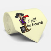 Ik ZAL worden gehoord Stropdas (Opgerold)