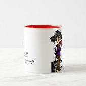 Ik ZAL worden gehoord Tweekleurige Koffiemok (Center)