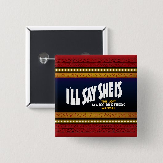 Ik zal zeggen dat ze vierkant Button is (Voorkant /achterkant)