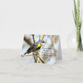 Ik zal zingen - Schriftgedeelte Kaart (Voorkant)