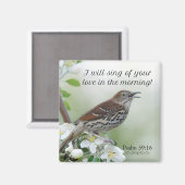 Ik zal zingen van uw liefde! magneet (Voorkant / Achterkant)