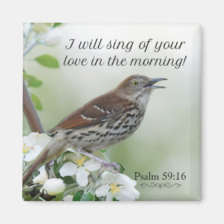 Ik zal zingen van uw liefde! magneet