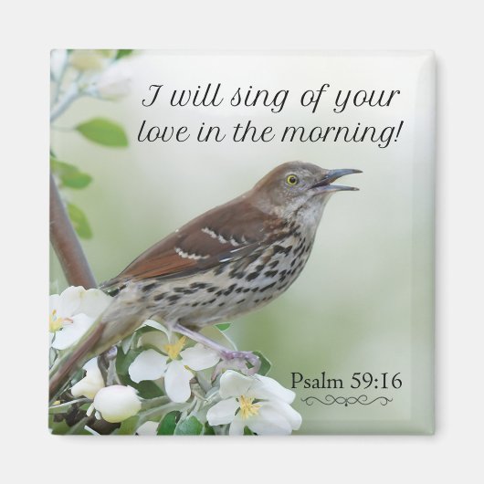 Ik zal zingen van uw liefde! magneet (Voorkant)