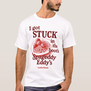 Ik zat vast aan mijn T-shirt
