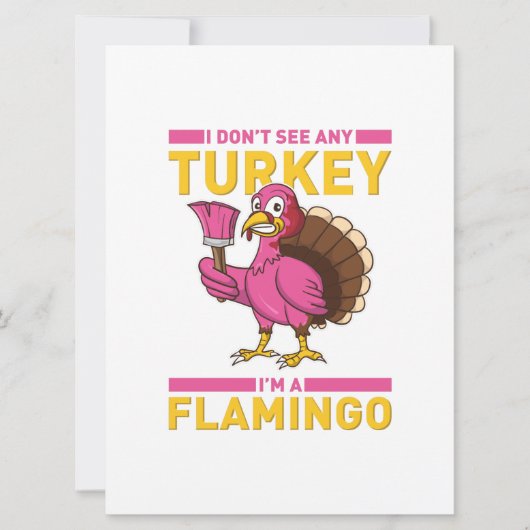 Ik Zee geen Turkije, ik ben een Thanksgiving van F Save The Date (Voorkant)