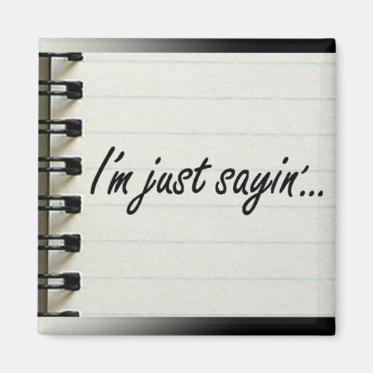 Ik zeg alleen magneet (Voorkant)