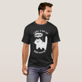 Ik zeg een heleboel slechte woorden Funny Cat Grap T-shirt (Voorkant volledig)
