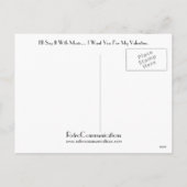 Ik zeg het met muziek feestdagenkaart (Achterkant)