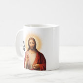 Ik zeg het tegen papa - Grappige Jezus Meme Koffiemok (Voorkant links)