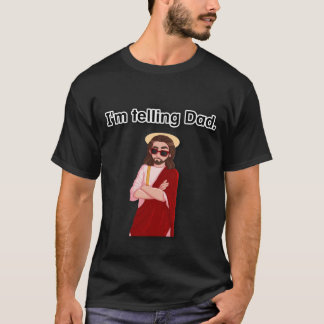 Ik zeg het tegen papa t-shirt