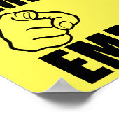 Ik zeg het twee keer voor de nadruk op grappig Pos Poster (Hoek)