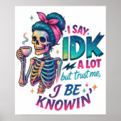 Ik zeg IDK veel... Poster (Voorkant)