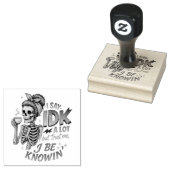 Ik zeg IDK veel... Rubberstempel (Gestempeld)