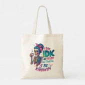 Ik zeg IDK veel... Tote Bag (Achterkant)