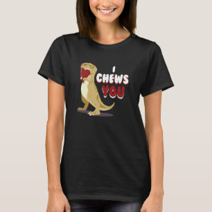 Ik zeg je Cupid Rex Dinosaur Dino Heart Valentin T-shirt