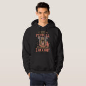Ik zeg je dat ik geen pitbull ben hoodie (Voorkant volledig)