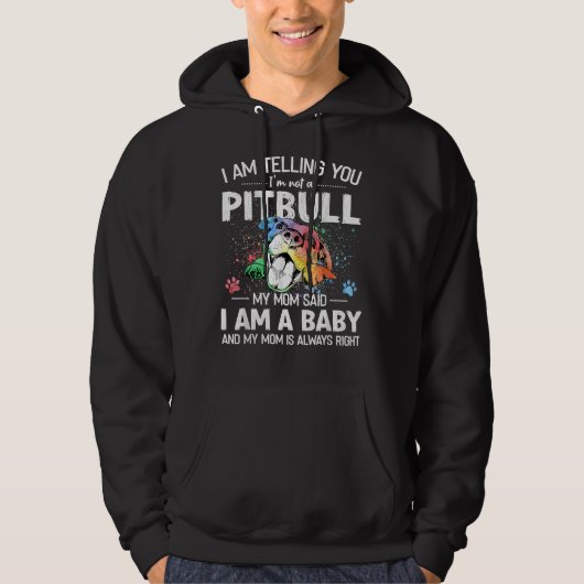 Ik zeg je dat ik geen Pitbull hond eigenaren 145 Hoodie (Voorkant)