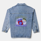 Ik zeg Jump - 82e Airborne Denim Jacket (Achterkant)