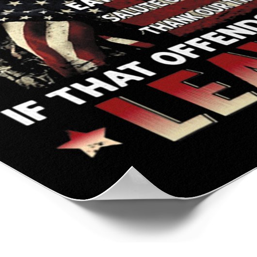 Ik zeg Merry KerstGod Bless America dat ik Pistool Poster (Hoek)