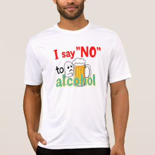 Ik zeg nee tegen alcohol t-shirt