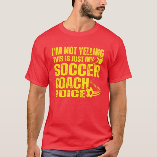 Ik zeg niet dat dit alleen mijn Voetbal coach stem T-shirt (Voorkant)