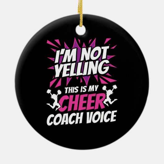 Ik zeg niet dat dit mijn troep is. keramisch ornament (Achterkant)