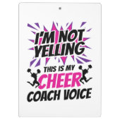 Ik zeg niet dat dit mijn troep is. klembord (Achterkant)