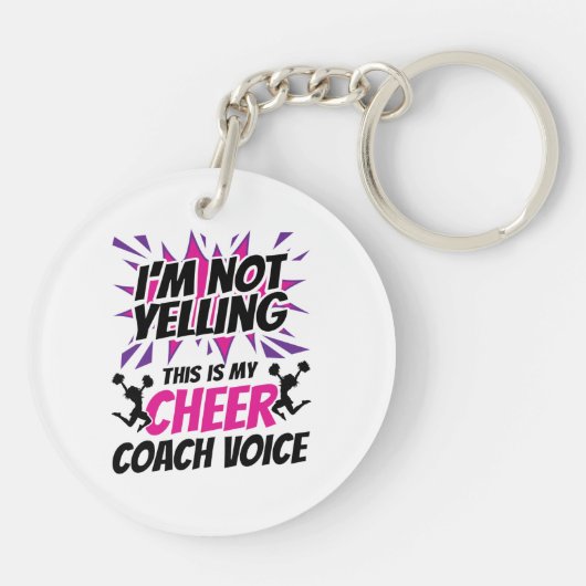 Ik zeg niet dat dit mijn troep is. sleutelhanger (Achterkant)