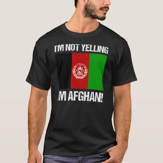 Ik zeg niet dat ik Afghaans ben. T-shirt (Voorkant)