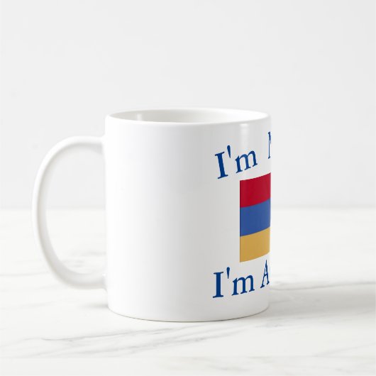 Ik zeg niet dat ik Armeense koffie-Mok ben Koffiemok (Links)