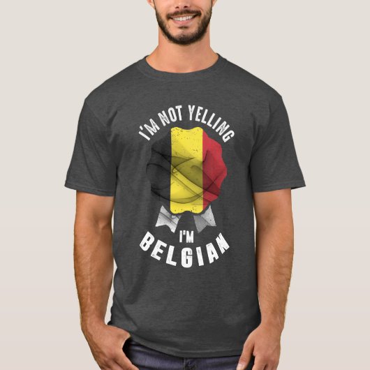 Ik zeg niet dat ik Belg ben T-shirt (Voorkant)
