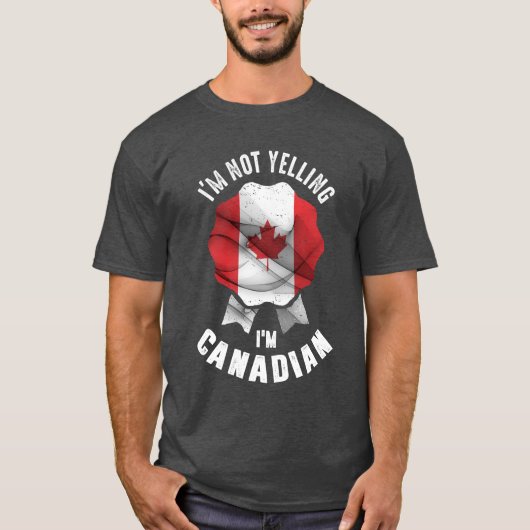 Ik zeg niet dat ik Canadees ben T-shirt (Voorkant)
