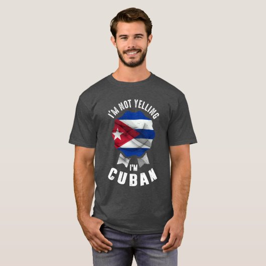 Ik zeg niet dat ik Cubaans ben T-shirt (Voorkant volledig)