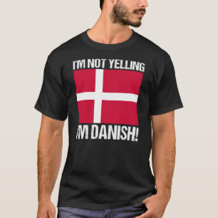 Ik zeg niet dat ik de vlag van Denemarken ben T-shirt