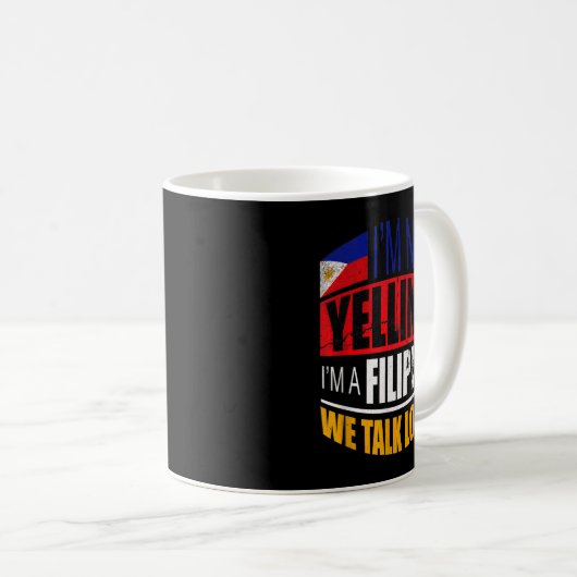 Ik zeg niet dat ik een Filippijnse Gift ben Koffiemok (Voorkant rechts)