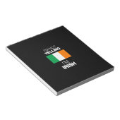 ik zeg niet dat ik irish ben notitieblok (Schuin)