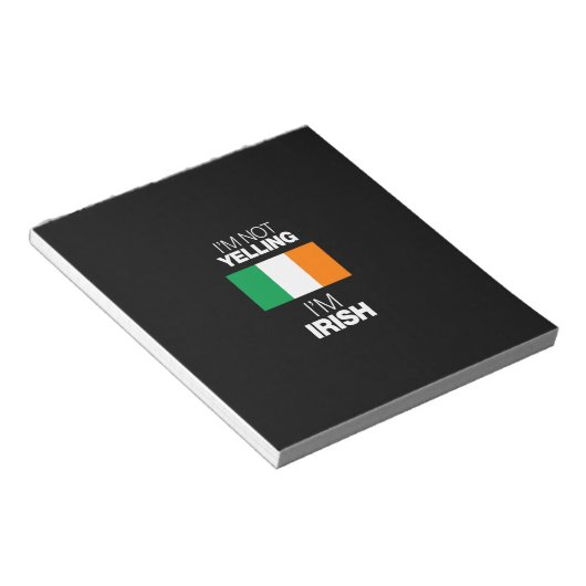 ik zeg niet dat ik irish ben notitieblok (Schuin)
