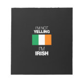 ik zeg niet dat ik irish ben notitieblok (Voorkant)