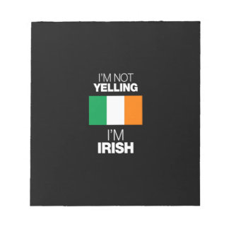 ik zeg niet dat ik irish ben notitieblok