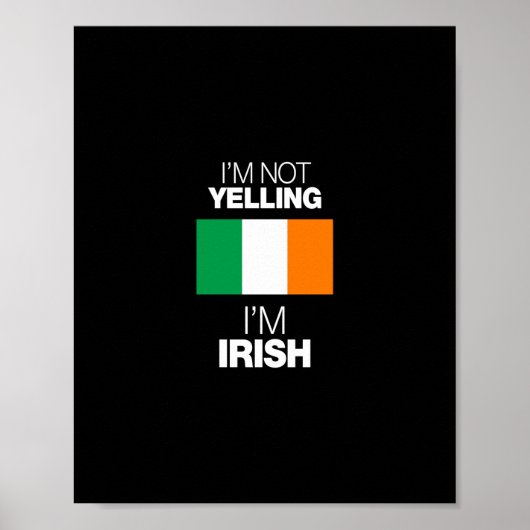 ik zeg niet dat ik irish ben poster (Voorkant)