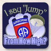 Ik zeg pomp [82e vliegtuig] drankjes onderzetter (Voorkant)