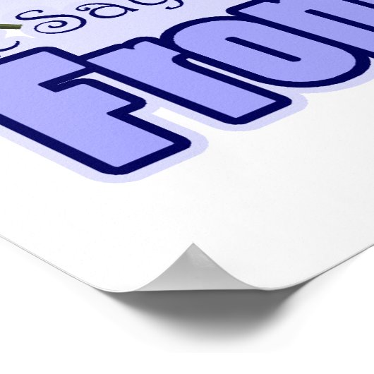 Ik zeg pomp [82e vliegtuig] poster (Hoek)