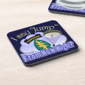 Ik zeg "Sprong" Drankjes Onderzetter (Linkerzijde)