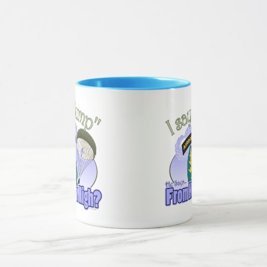 Ik zeg "Sprong" Mok (Midden)