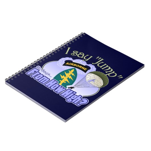 Ik zeg "Sprong" Notitieboek (Linkerzijde)