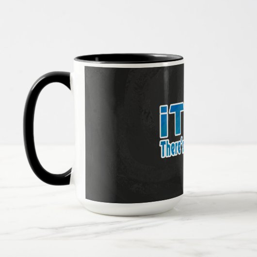 Ik zei dat daar een nap voor is mok (Links)