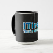 Ik zei dat daar een nap voor is mok (Voorkant links)