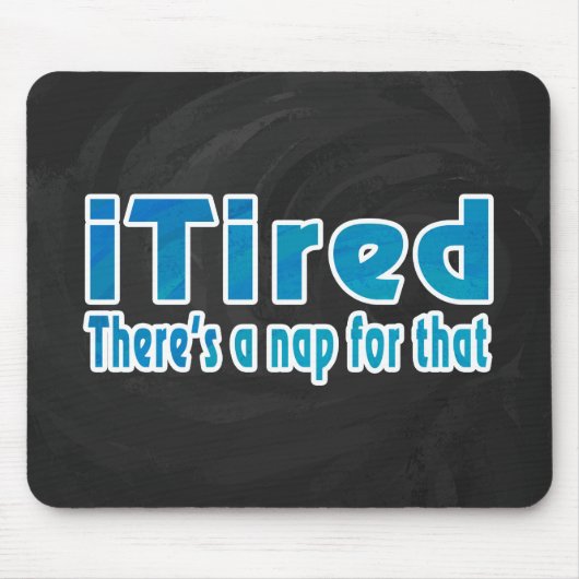 Ik zei dat daar een nap voor is muismat (Voorkant)