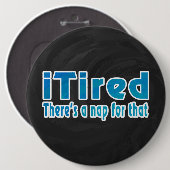 Ik zei dat daar een nap voor is ronde button 6,0 cm (Voorkant /achterkant)